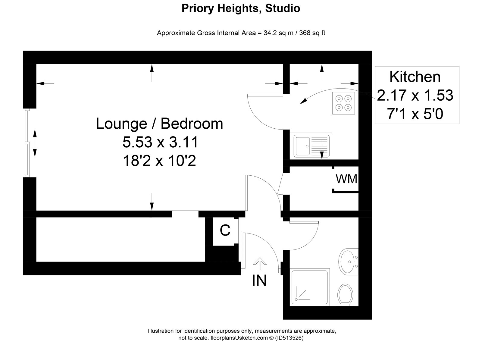 Priory Heights, Dunstable floorplan
