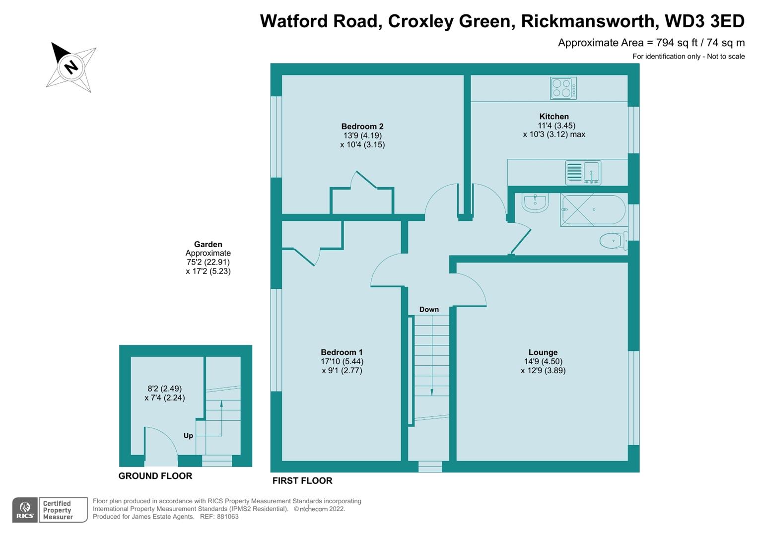 153, Watford Road, Rickmansworth floorplan