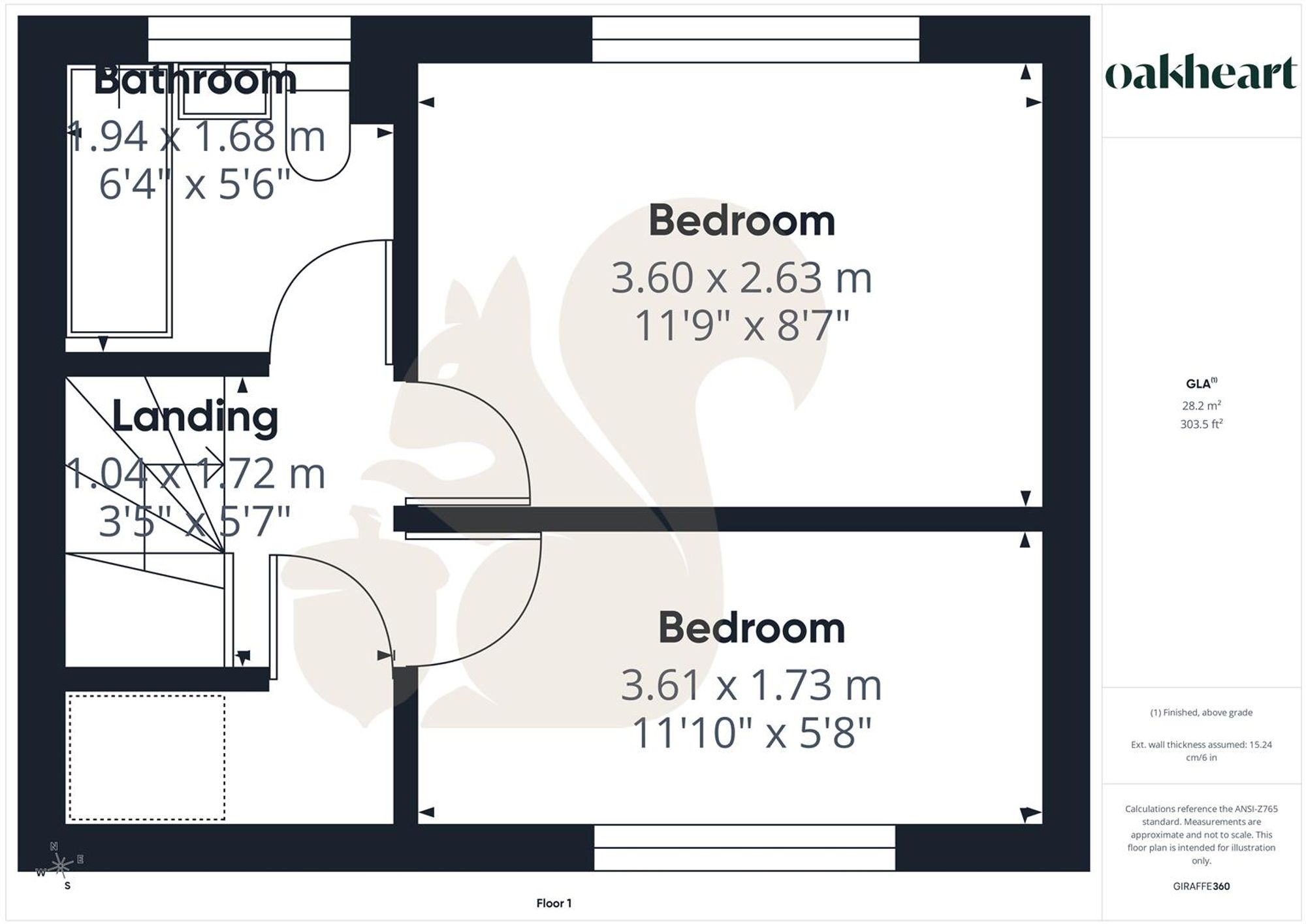 26 Chestnut Walk Garnetts Lane, Dunmow floorplan