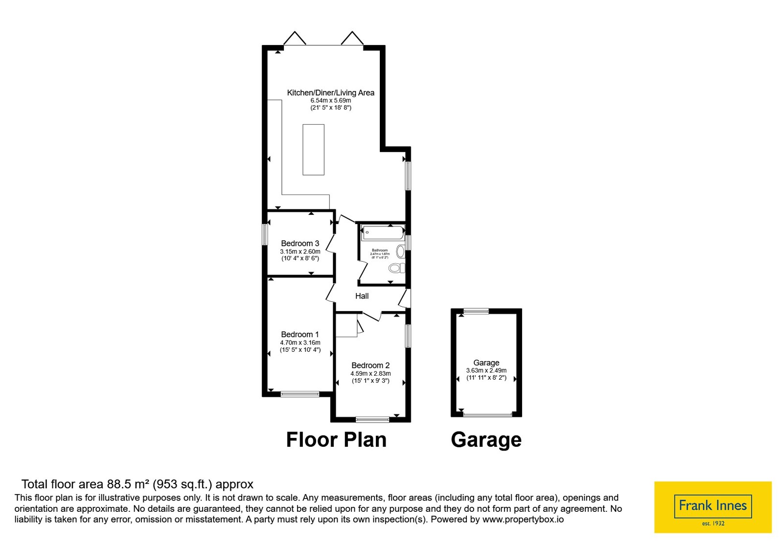 12, Beech Close, Nottingham floorplan