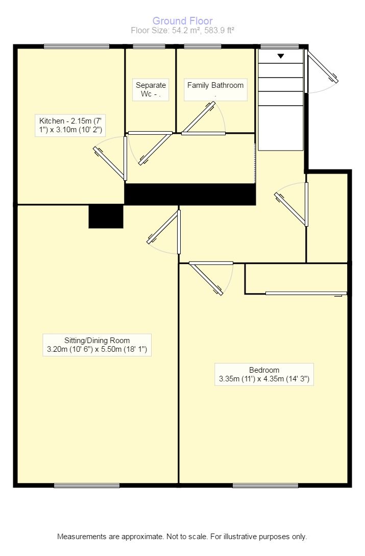1 Bedrooms Flat to rent in Bank Street, Maidstone ME14