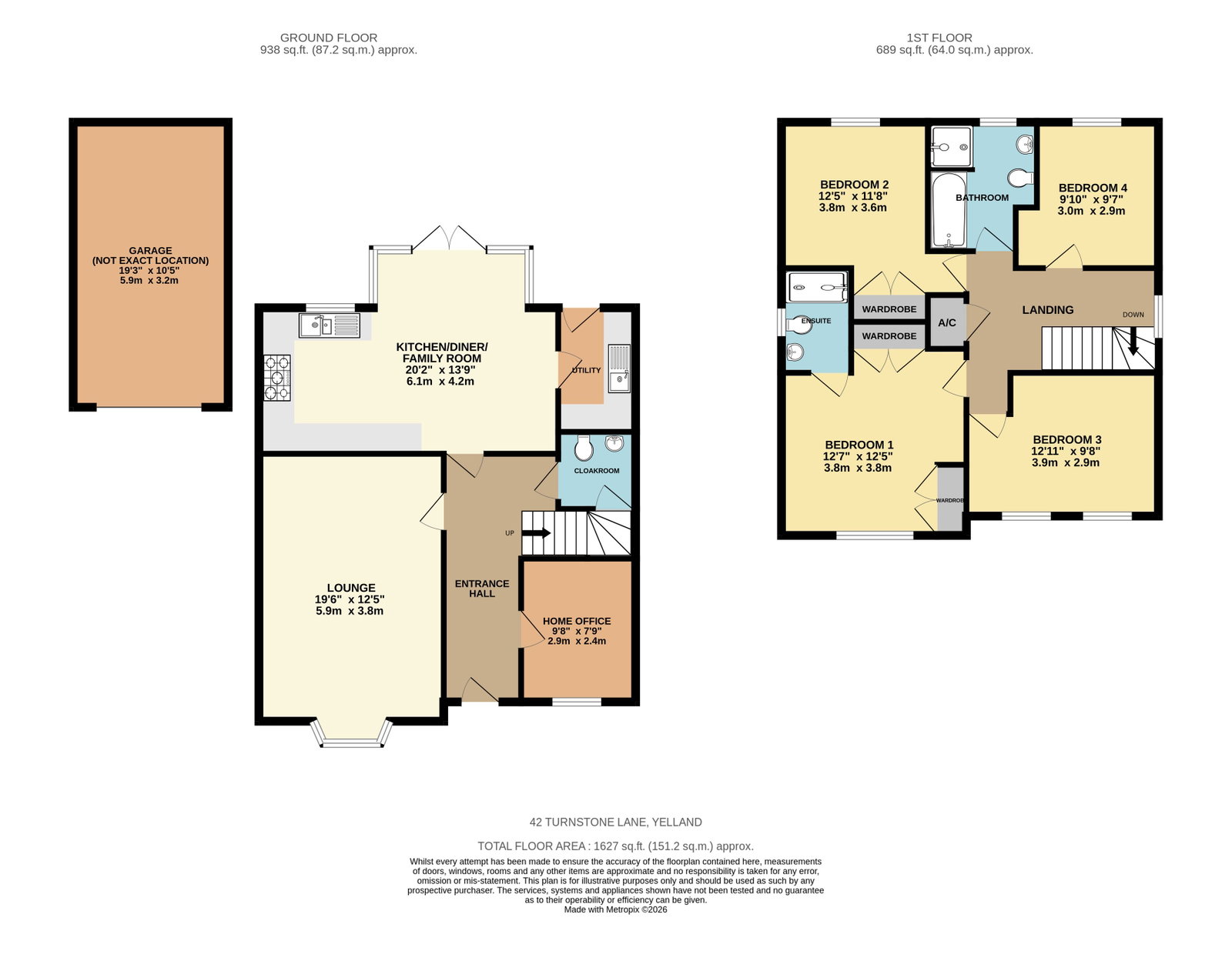 42 Turnstone Lane, Barnstaple floorplan