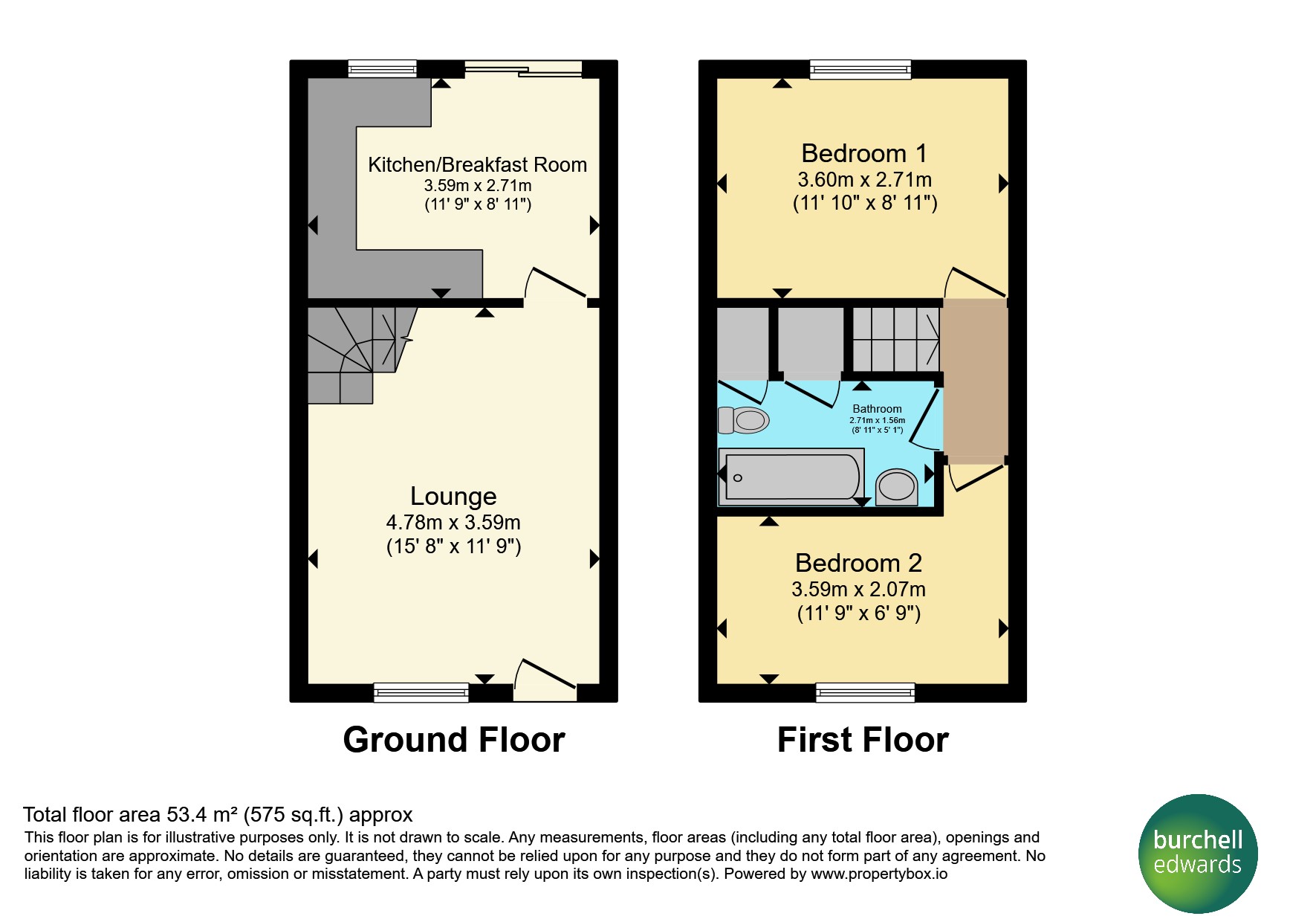23, Temple Close, BURTON-ON-TRENT floorplan