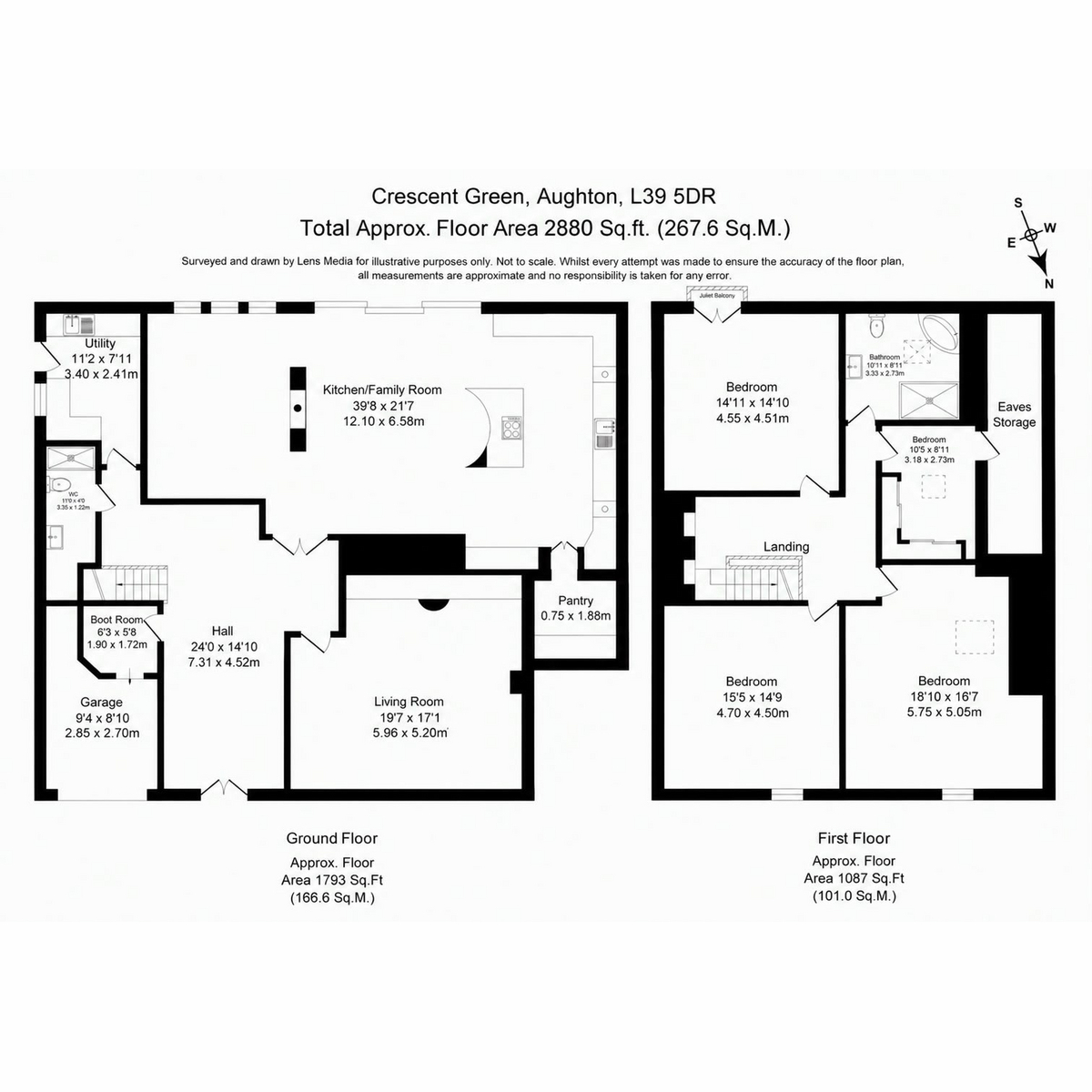 16, Crescent Green, Aughton floorplan
