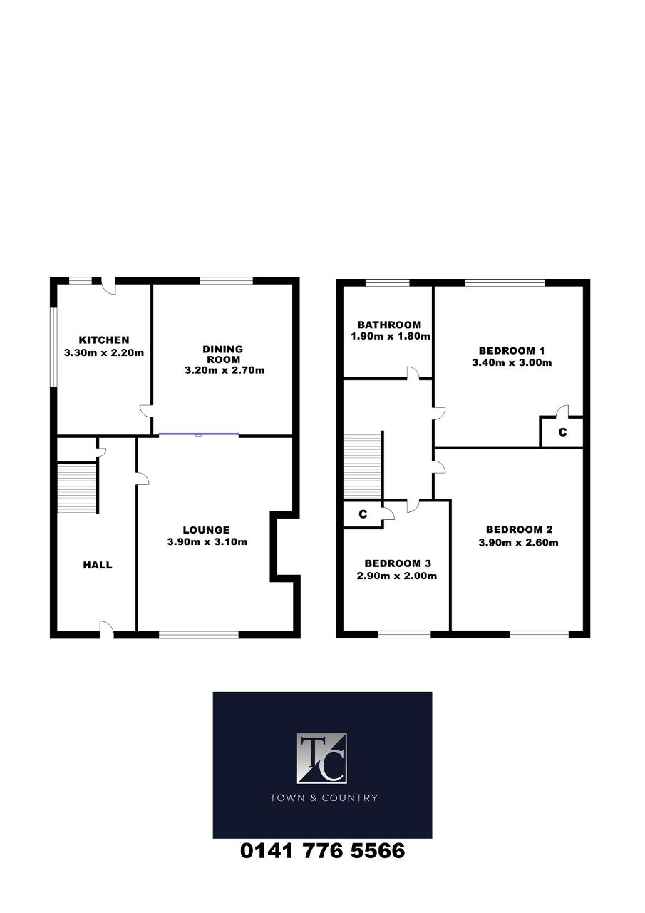 5, Yetts Crescent, Glasgow floorplan