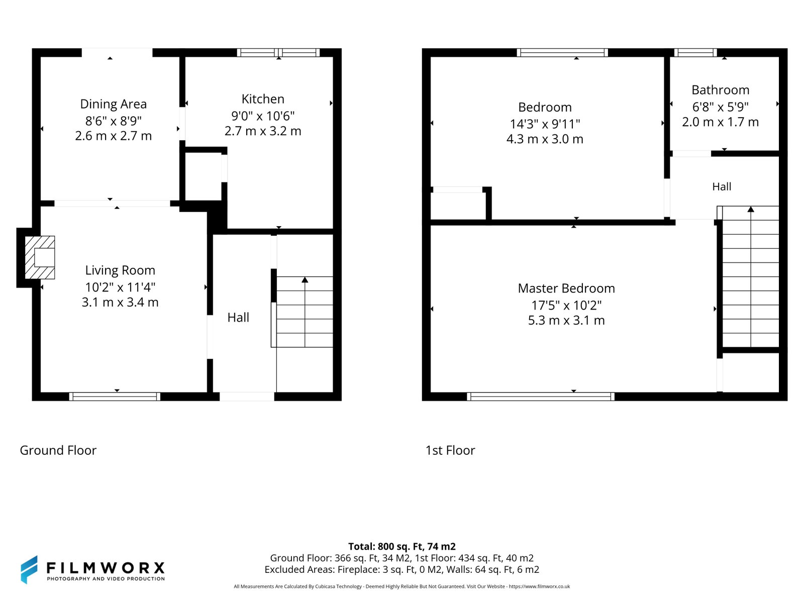 28, Longay Street, Glasgow floorplan