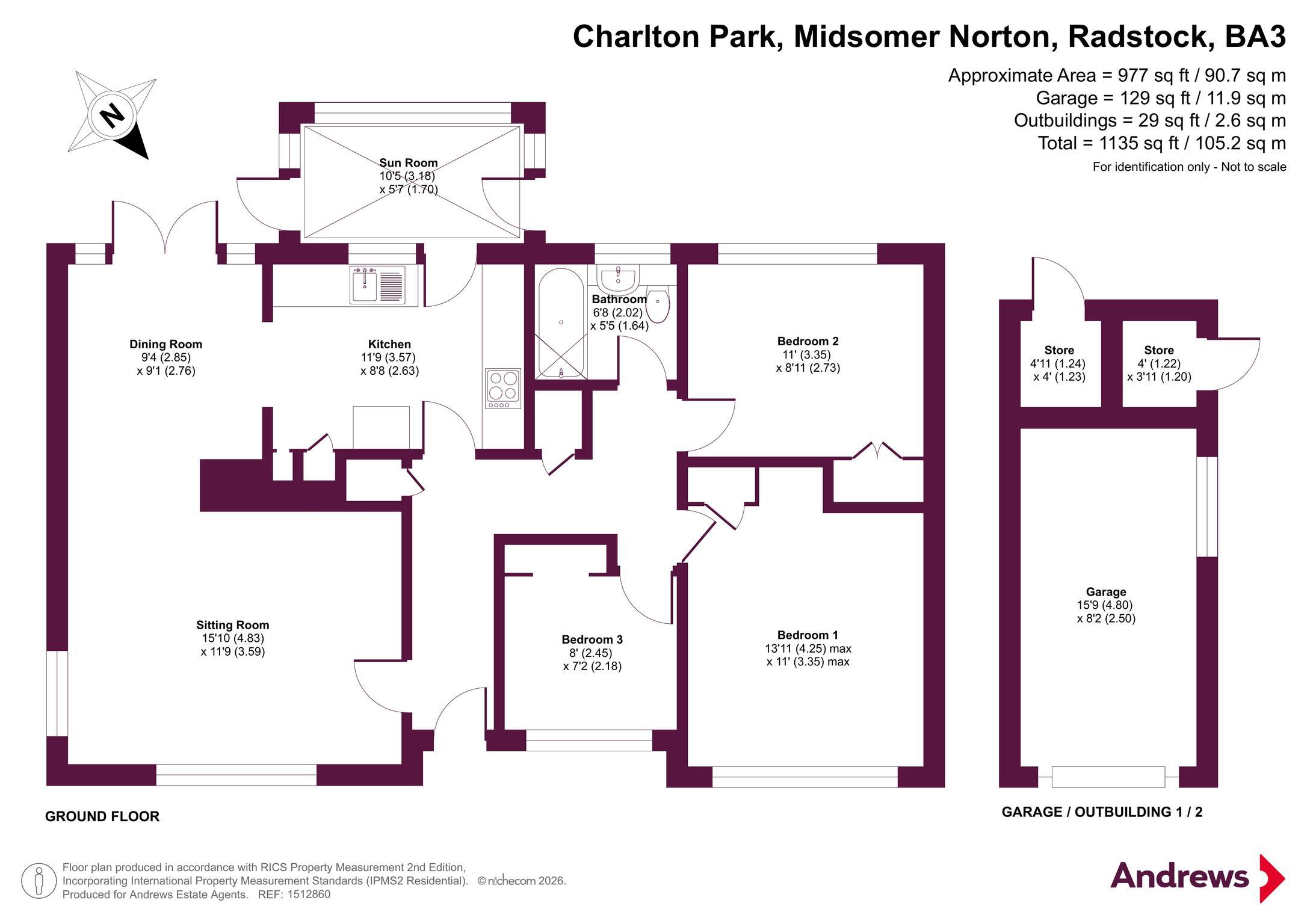 108, Charlton Park, Radstock floorplan