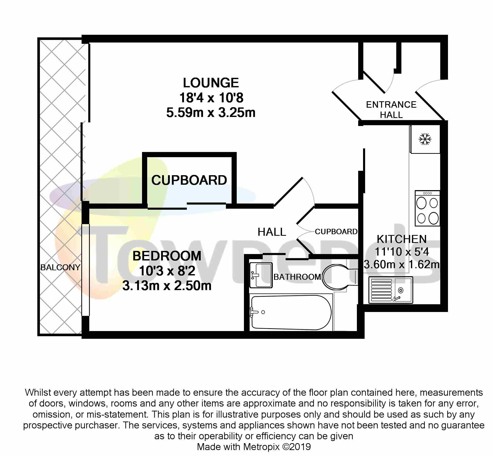 1 Bedrooms Flat to rent in Cavendish House, Eastgate Gardens, Guildford, Surrey GU1