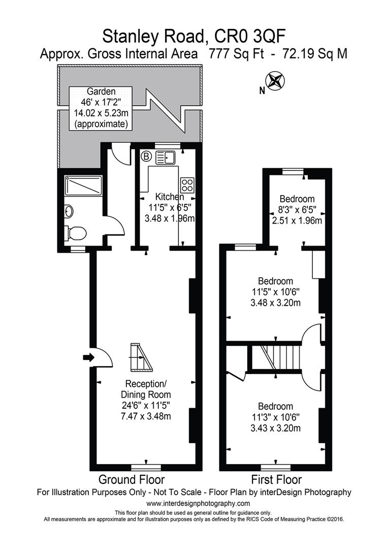 91, Stanley Road, Croydon floorplan