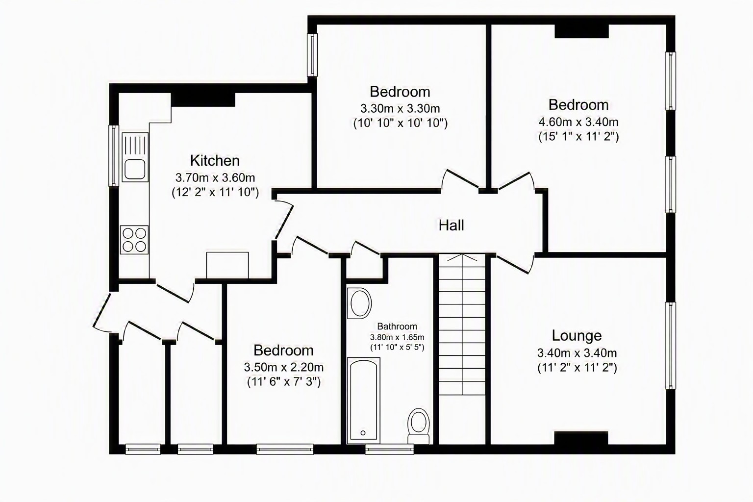 24, Hayes Close, Chelmsford floorplan