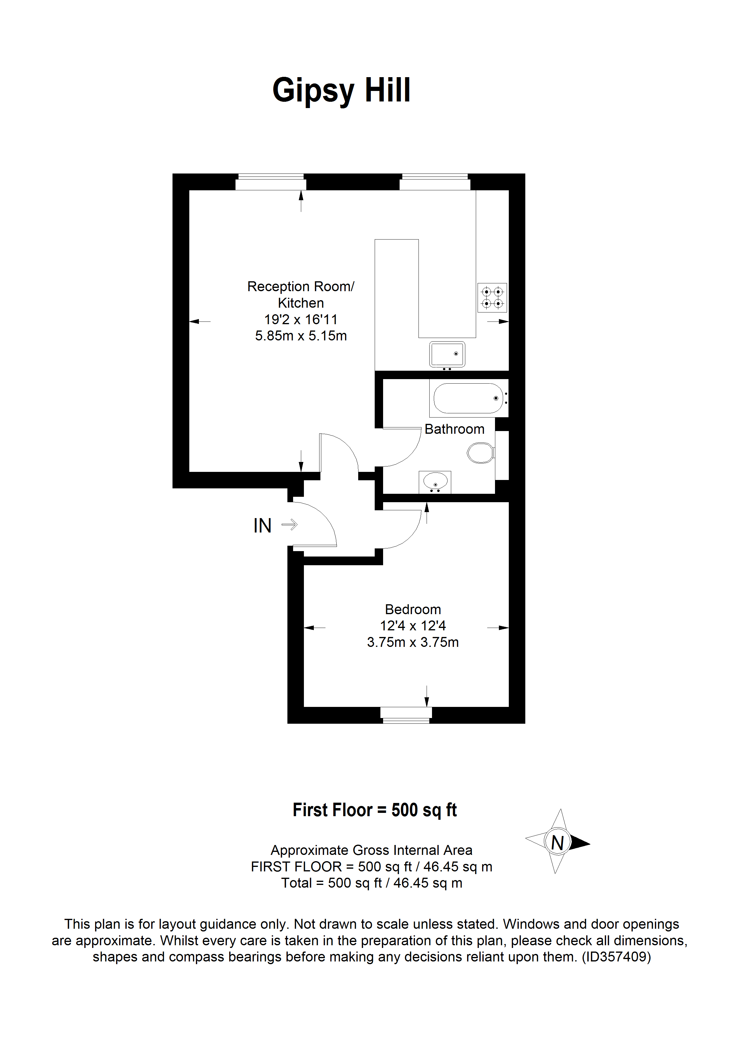 1 Bedrooms Flat for sale in Gipsy Hill, London SE19