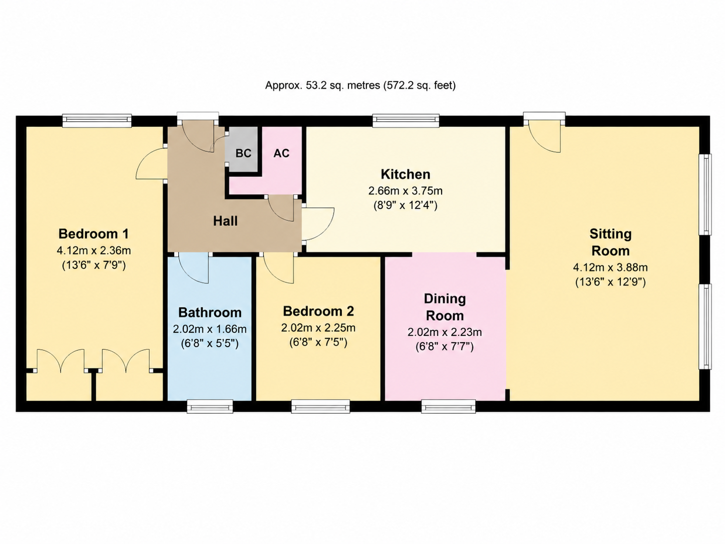 4, Westwoods Park, New Milton floorplan