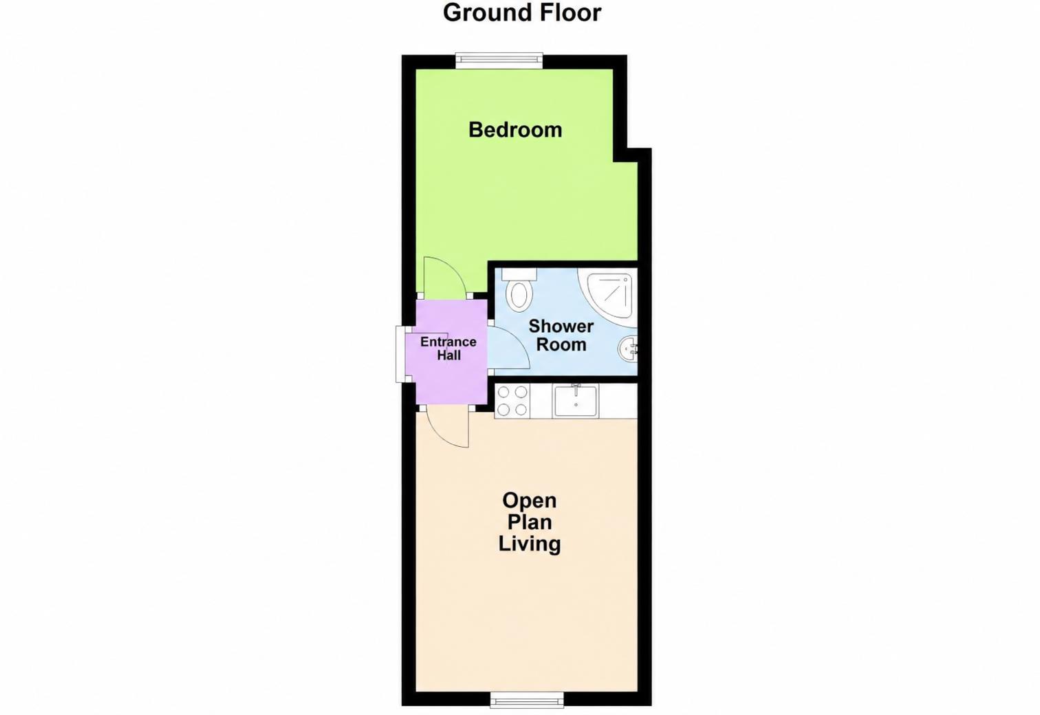 Flat 2, Marisa House,, 5, Milton Street, Worthing floorplan