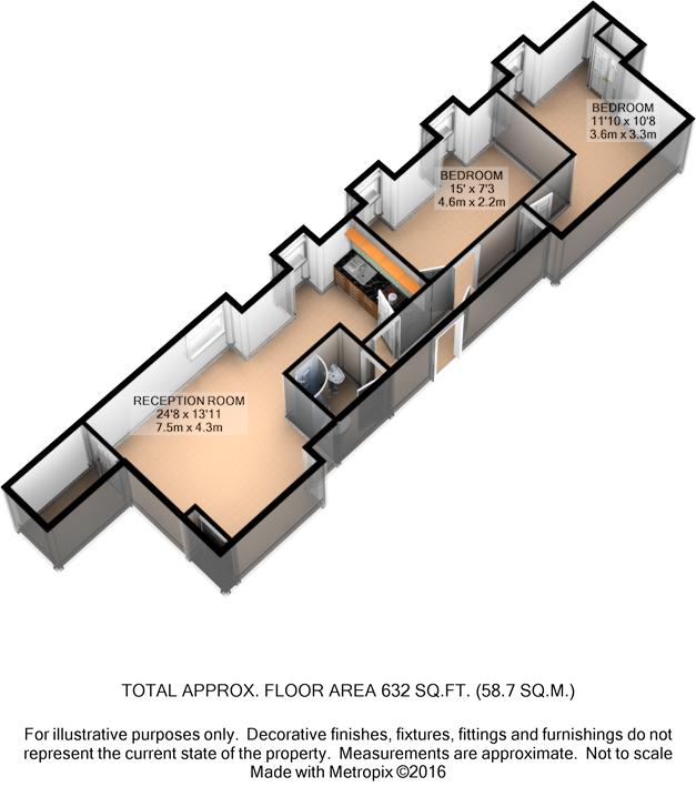 2 Bedrooms Flat to rent in Hornsey Road, Islington, Holloway, North London N7