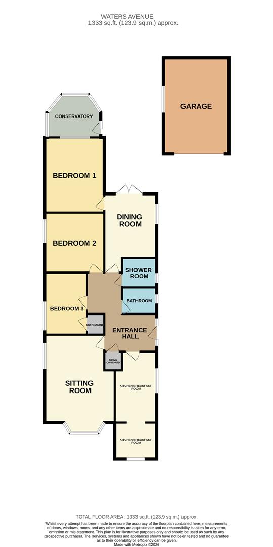 21, Waters Avenue, Lowestoft floorplan