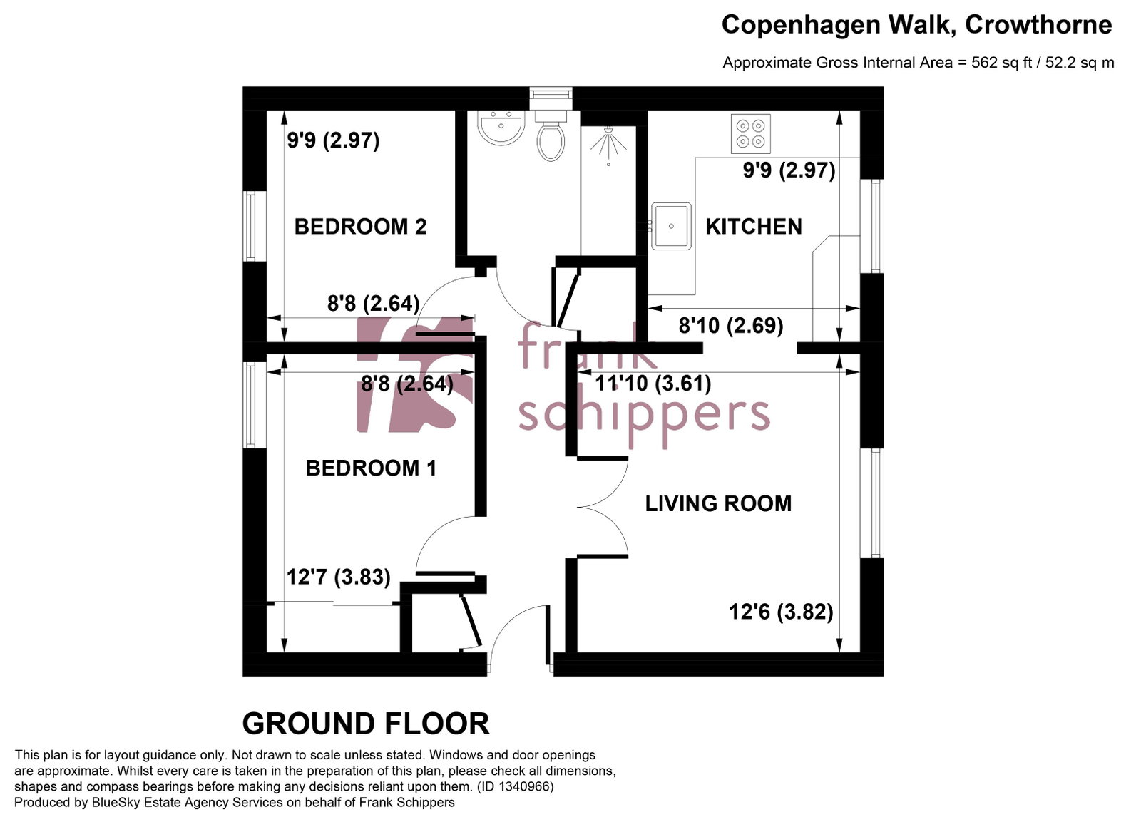 37, Copenhagen Walk, Crowthorne floorplan
