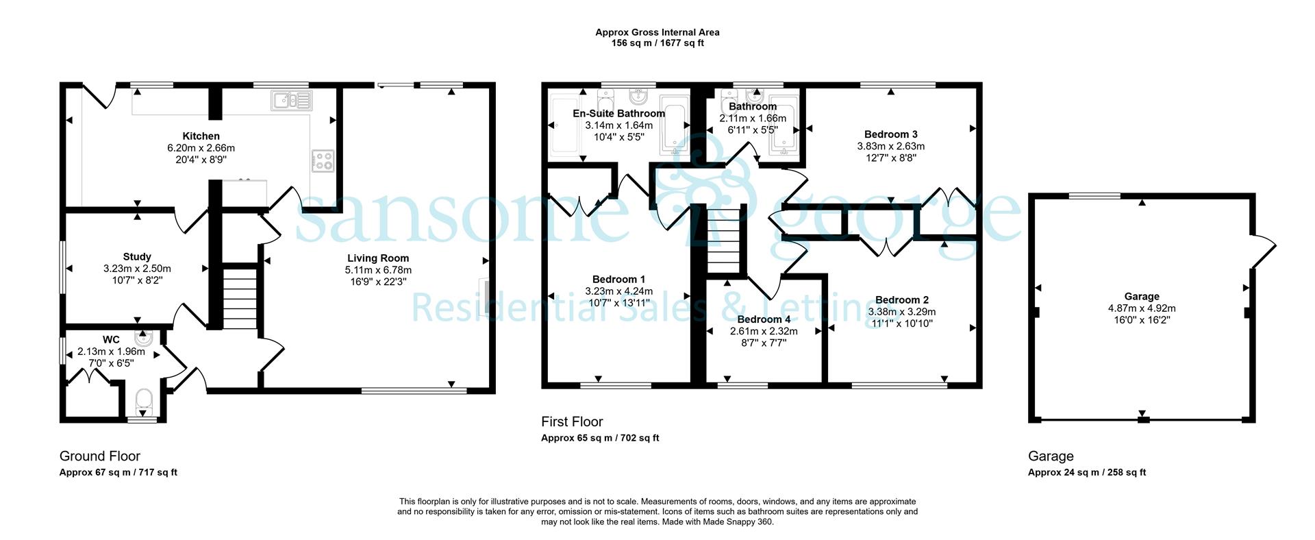 1, Cowslip Close, Reading floorplan