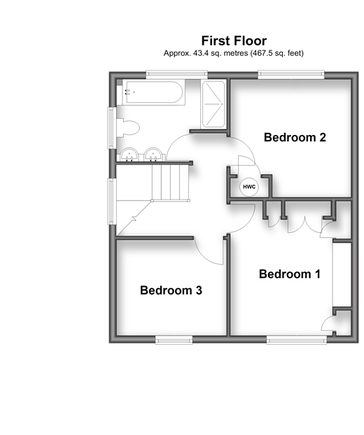 Oliver Road Staplehurst, Tonbridge floorplan