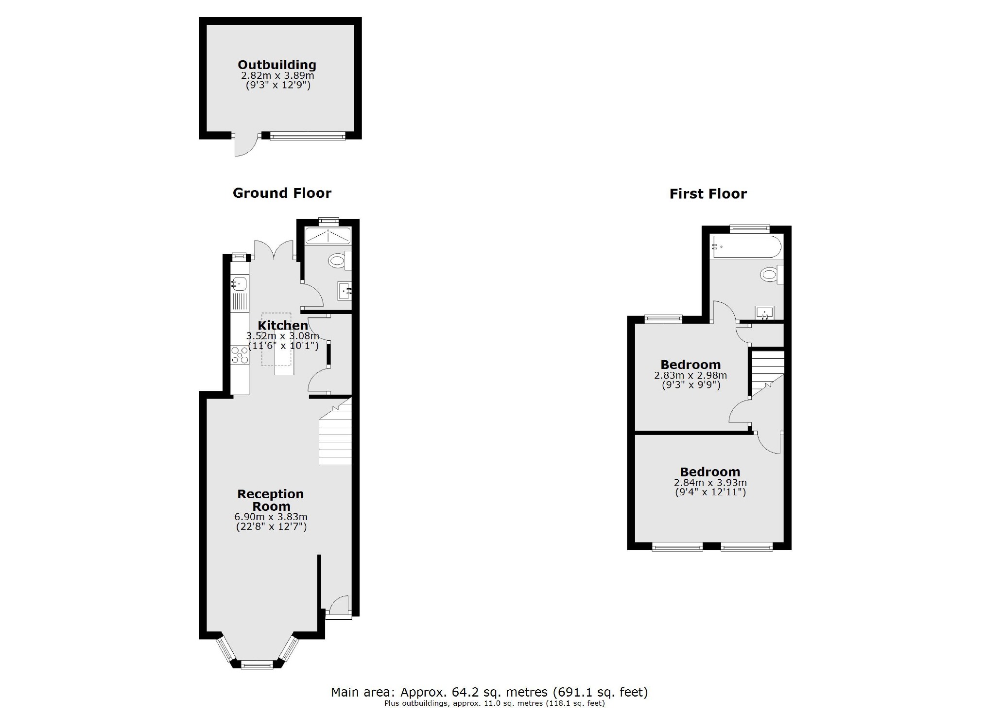 14, Marian Road, London floorplan