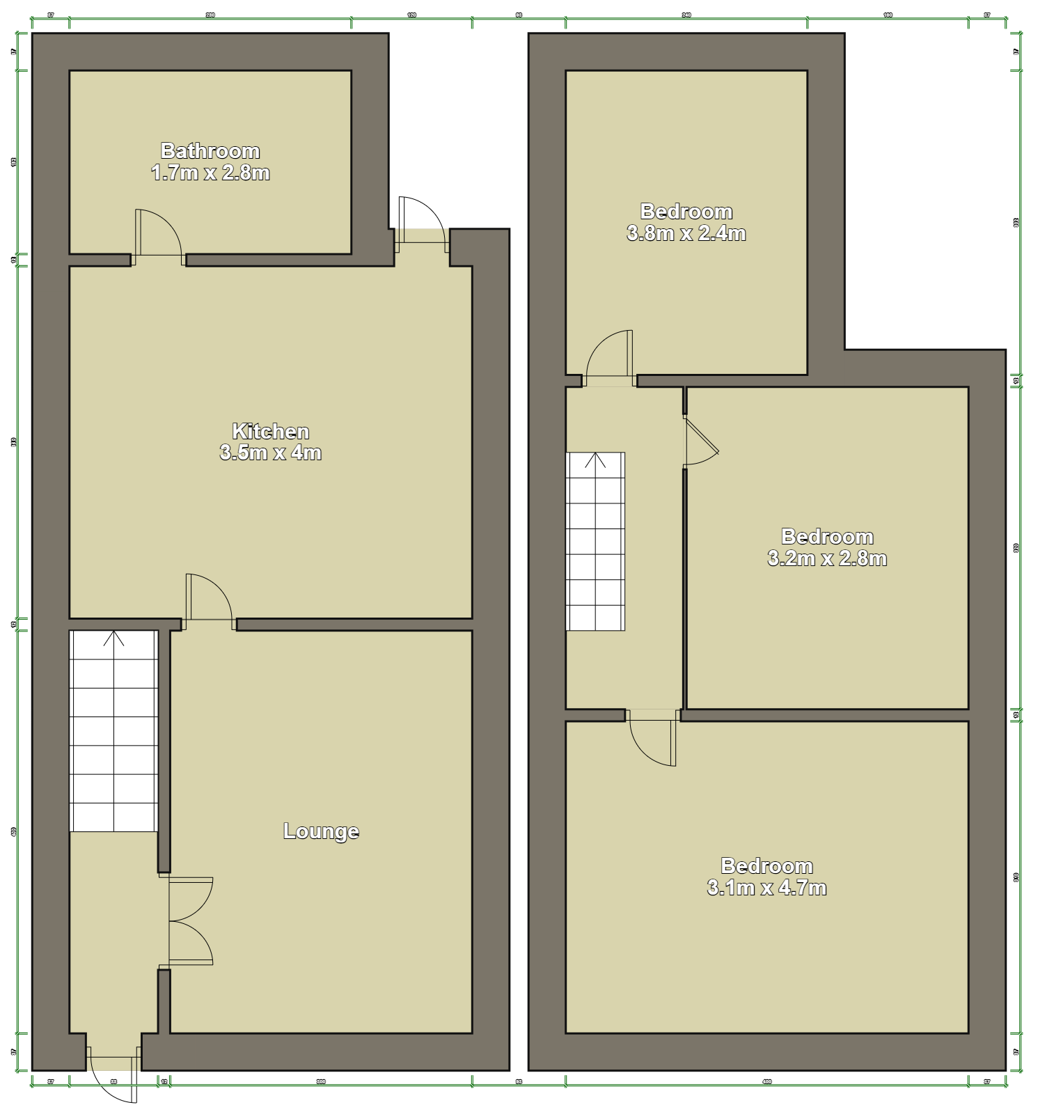 20 Cefn Gelli, Neath floorplan