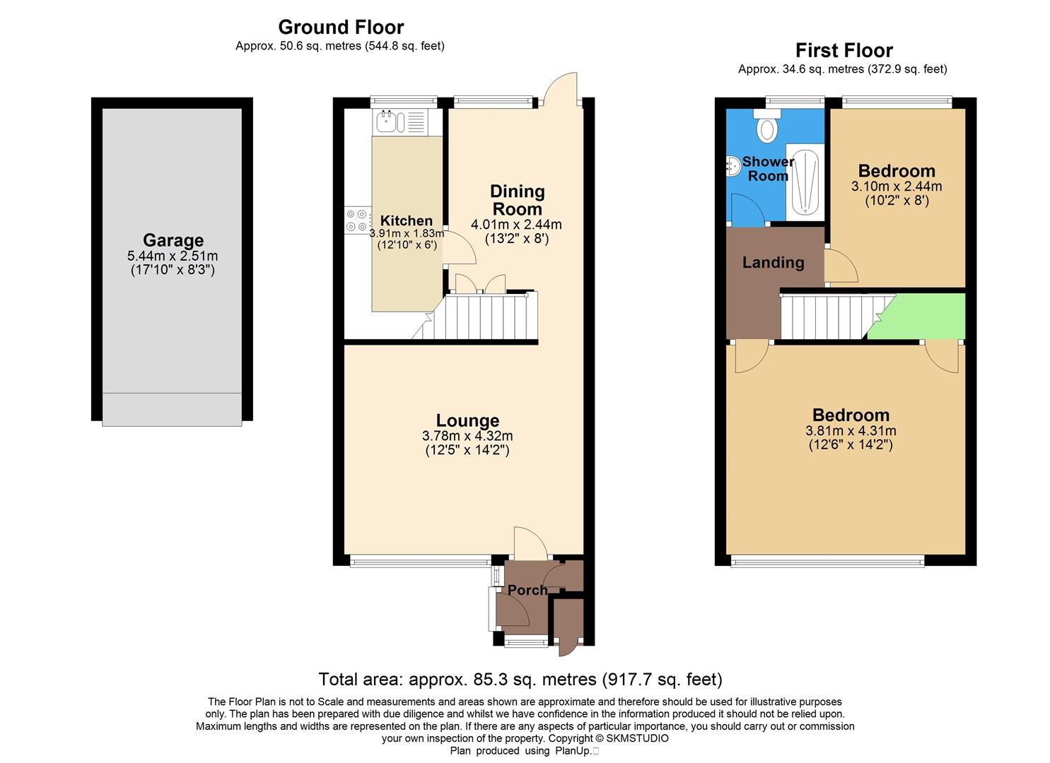 152, Ashley Road, St. Albans floorplan