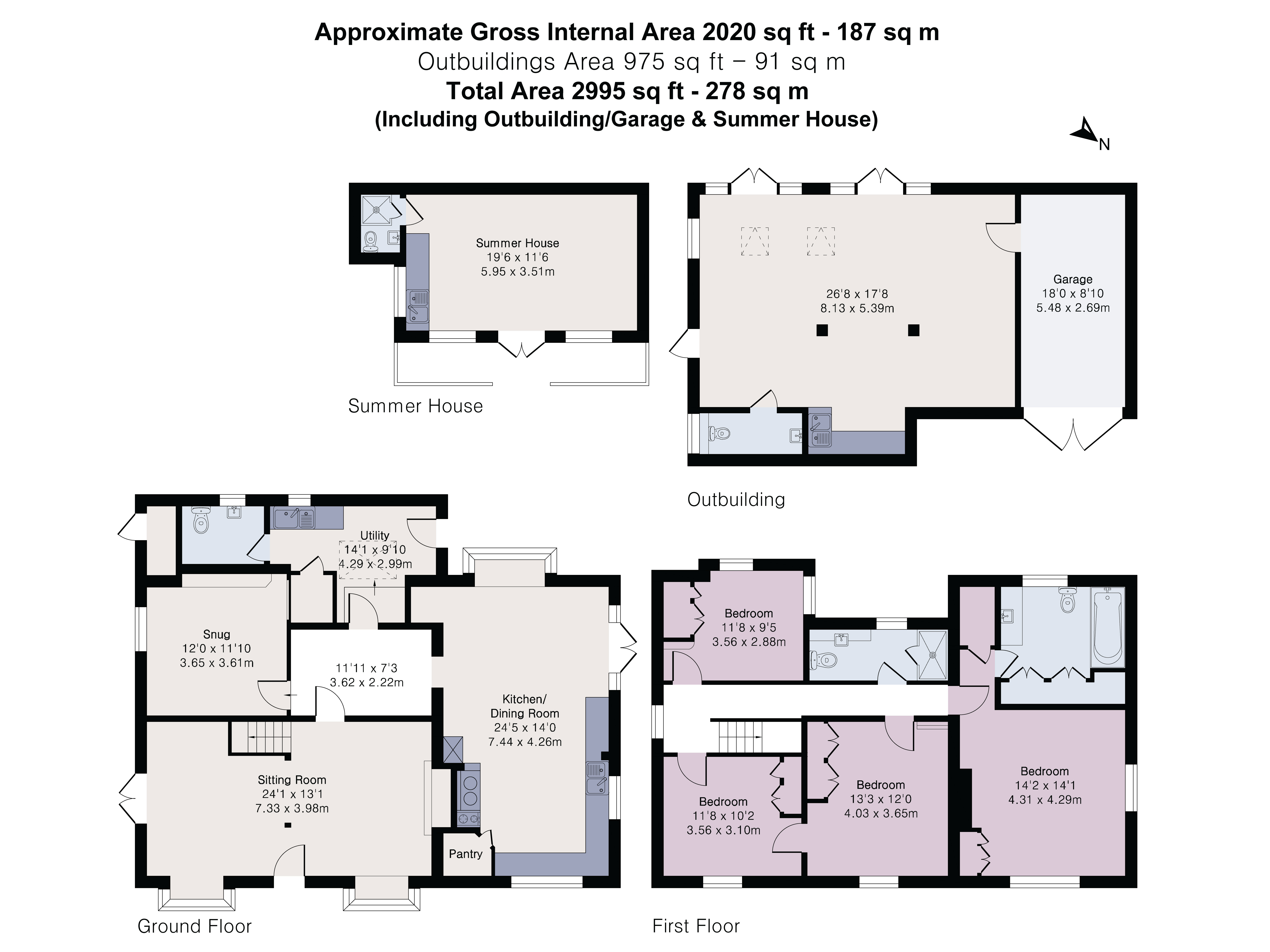 Pierceys,, Northend, Buckinghamshire floorplan