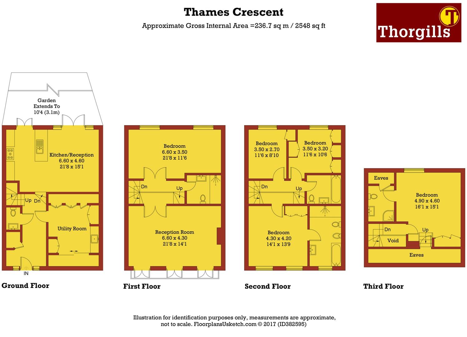 5 Bedrooms  to rent in Thames Crescent, Chiswick, London W4