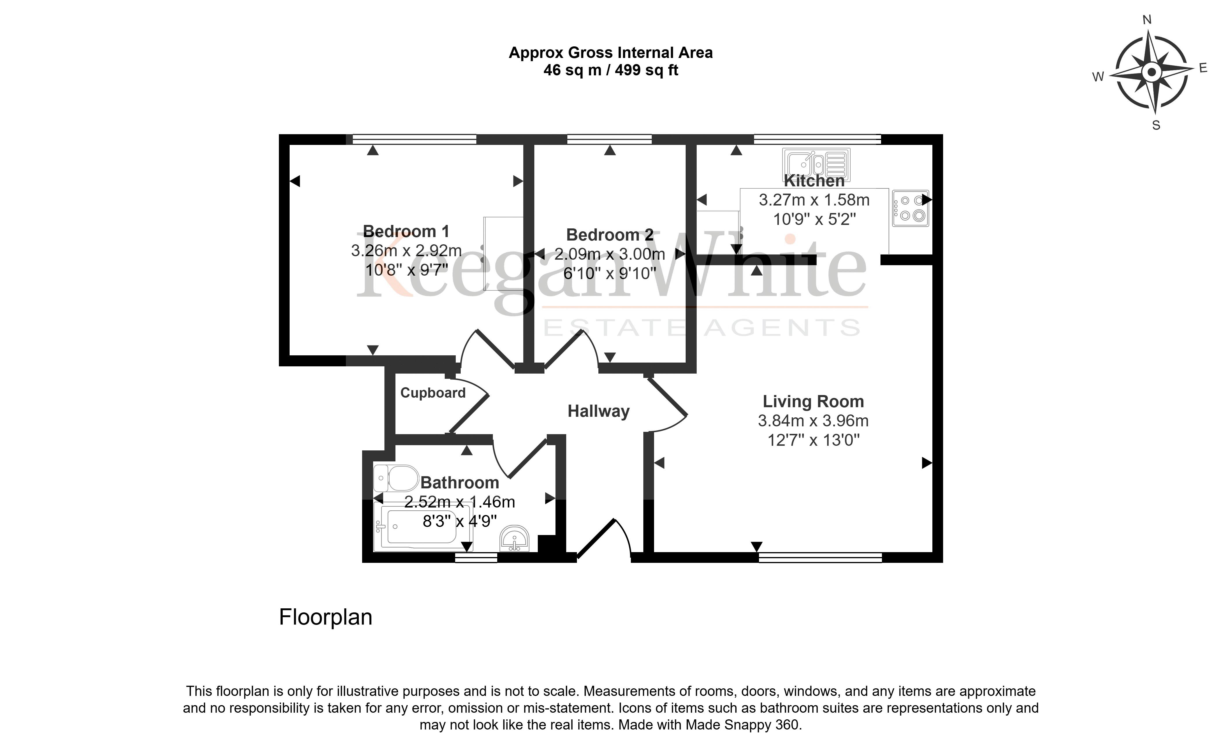 16 Langston Court, Gallows Lane, High Wycombe floorplan