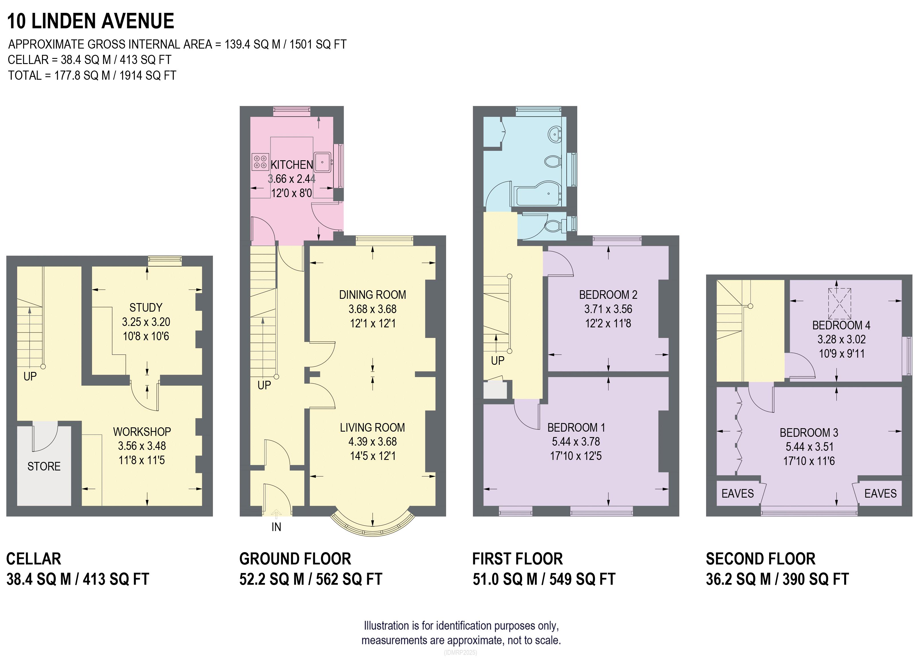 10, Linden Avenue, Sheffield floorplan
