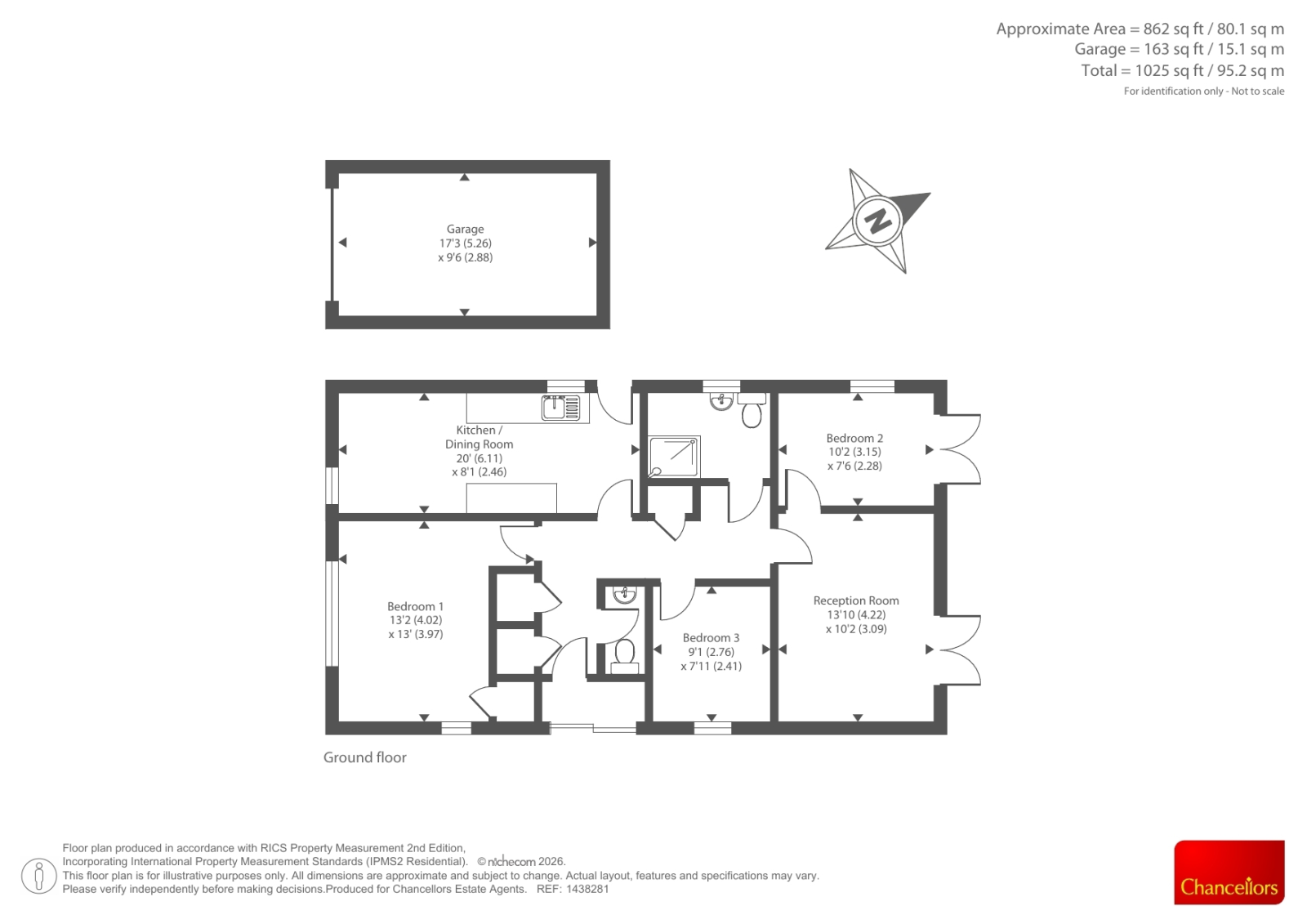 45, Beeches Park, Brecon floorplan