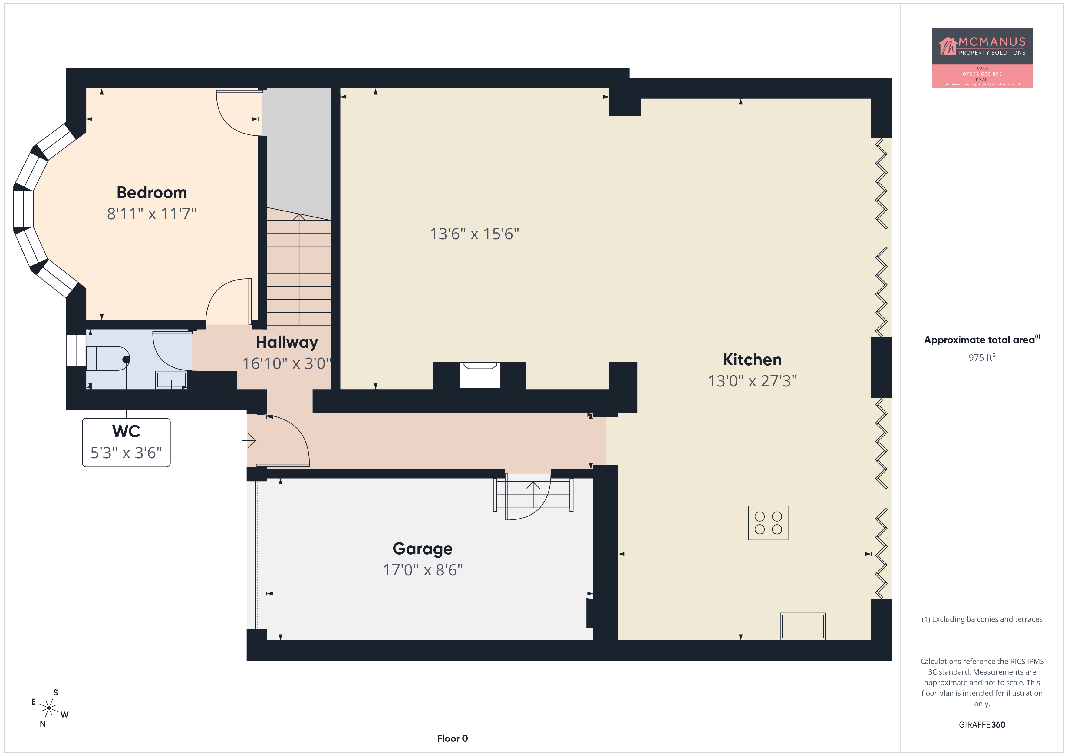 73, Ingleside Drive, Stevenage floorplan