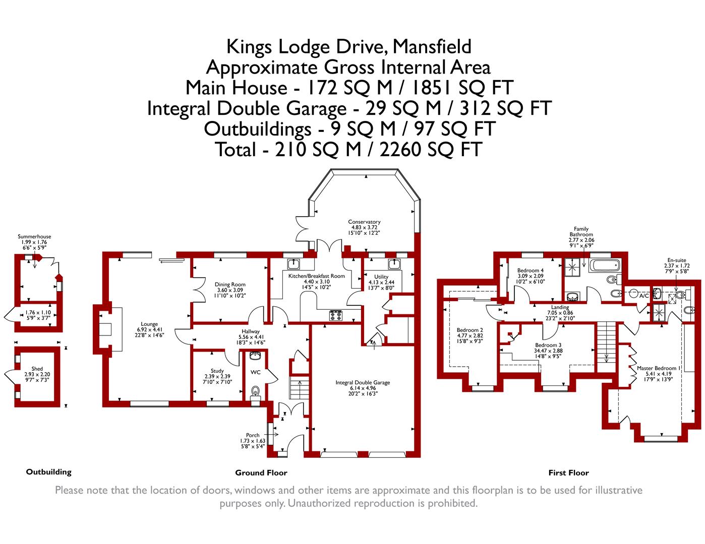 19, Kings Lodge Drive, Mansfield floorplan