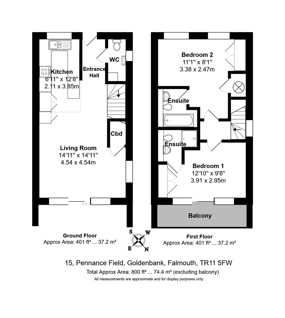 15, Pennance Field, Falmouth floorplan