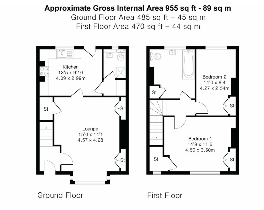 2, The Valley, Guildford floorplan