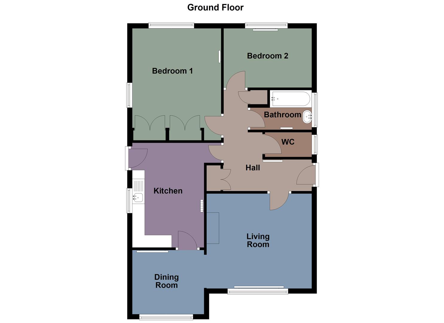 11, Woodside Close, Swansea floorplan