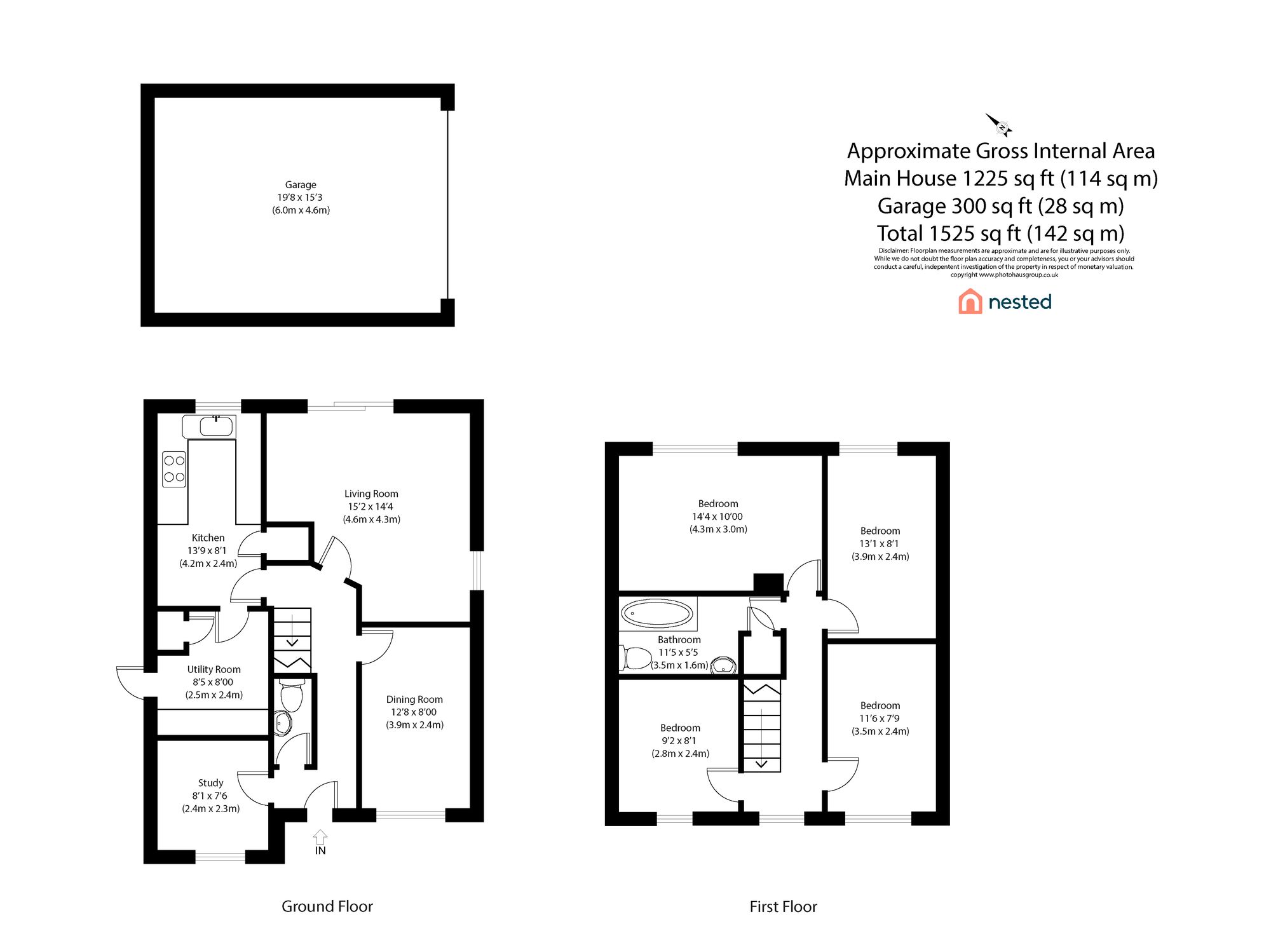 5 Granary Meadow, Brentwood floorplan