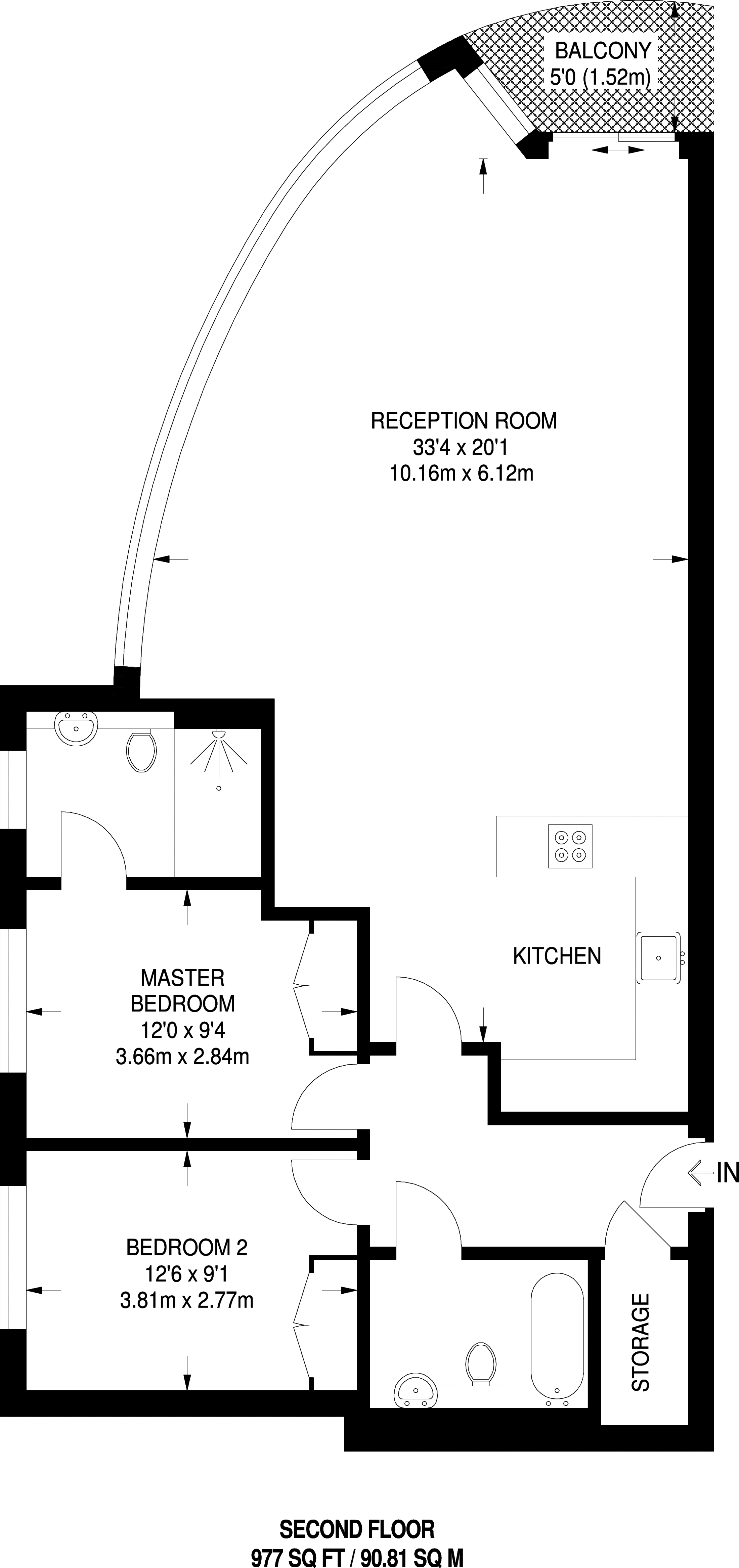 2 Bedrooms Flat to rent in Townmead Road, Sands End SW6