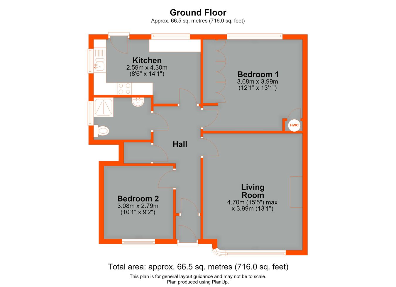 40, Orchard Rise, Croydon floorplan