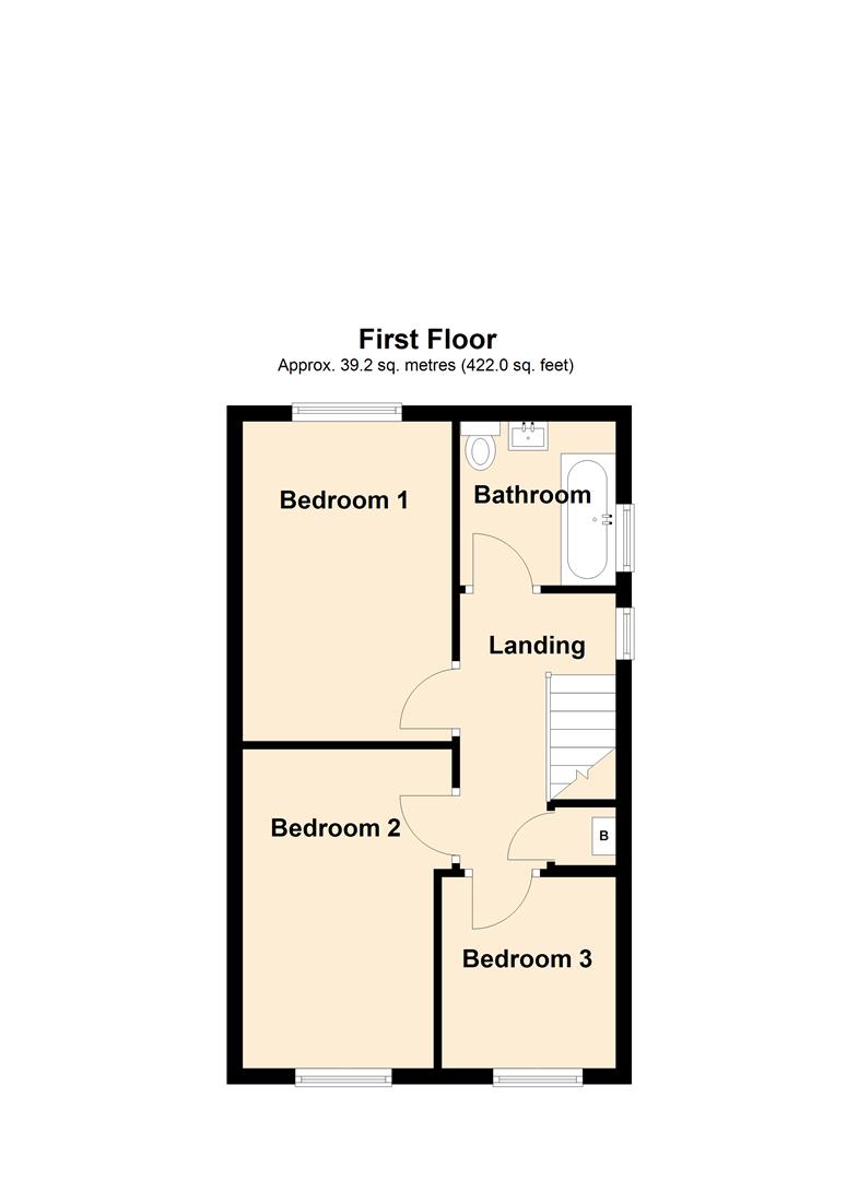 28, Carrfields, Goole floorplan