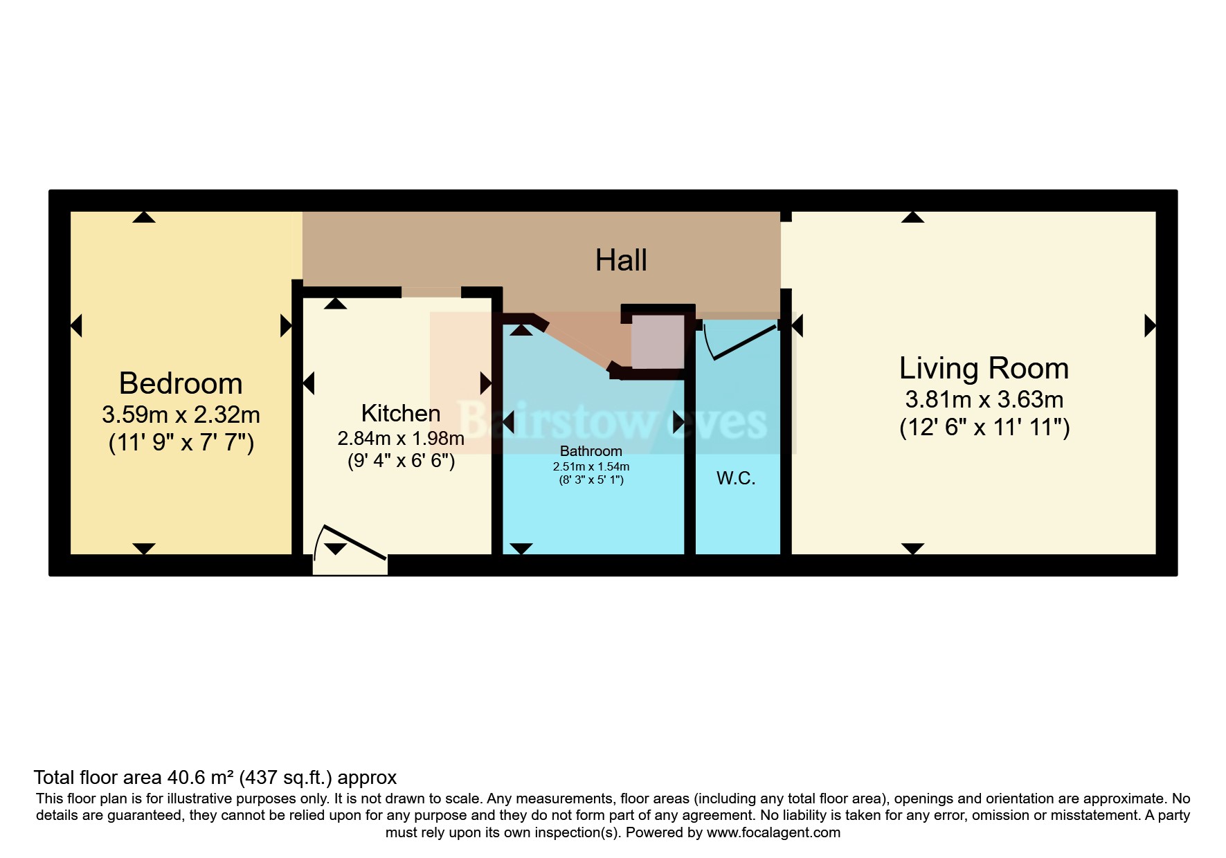 Flat 8, The Mews 15-17,, North Street, Warwickshire floorplan