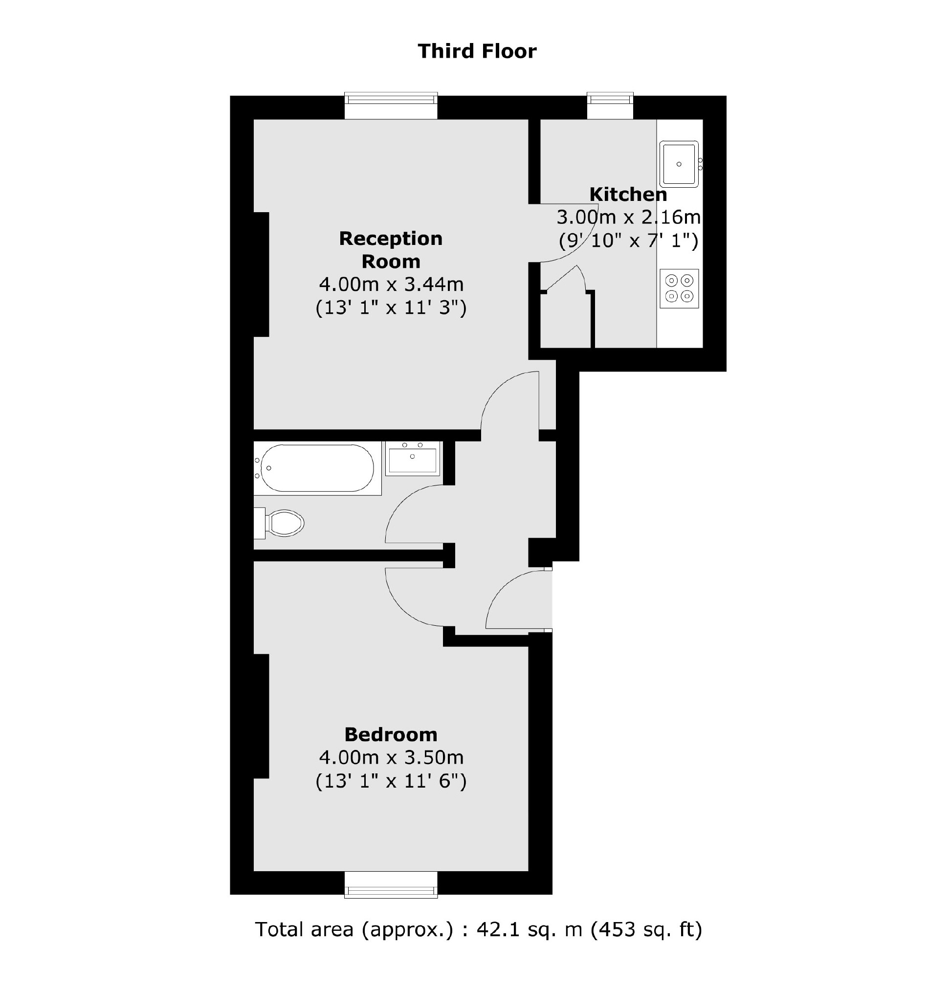 15D, St. Lukes Road, London floorplan
