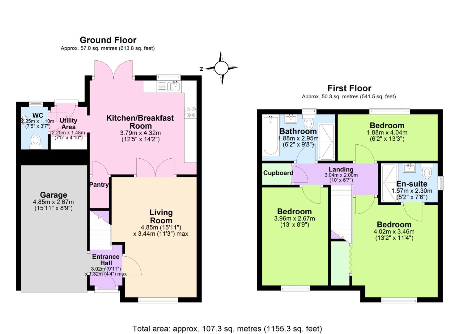 32, Winfield Way, Swadlincote floorplan