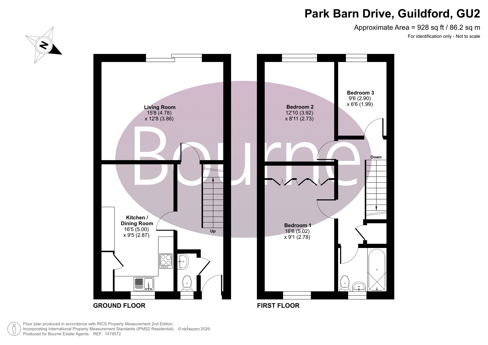 81, Park Barn Drive, Guildford floorplan