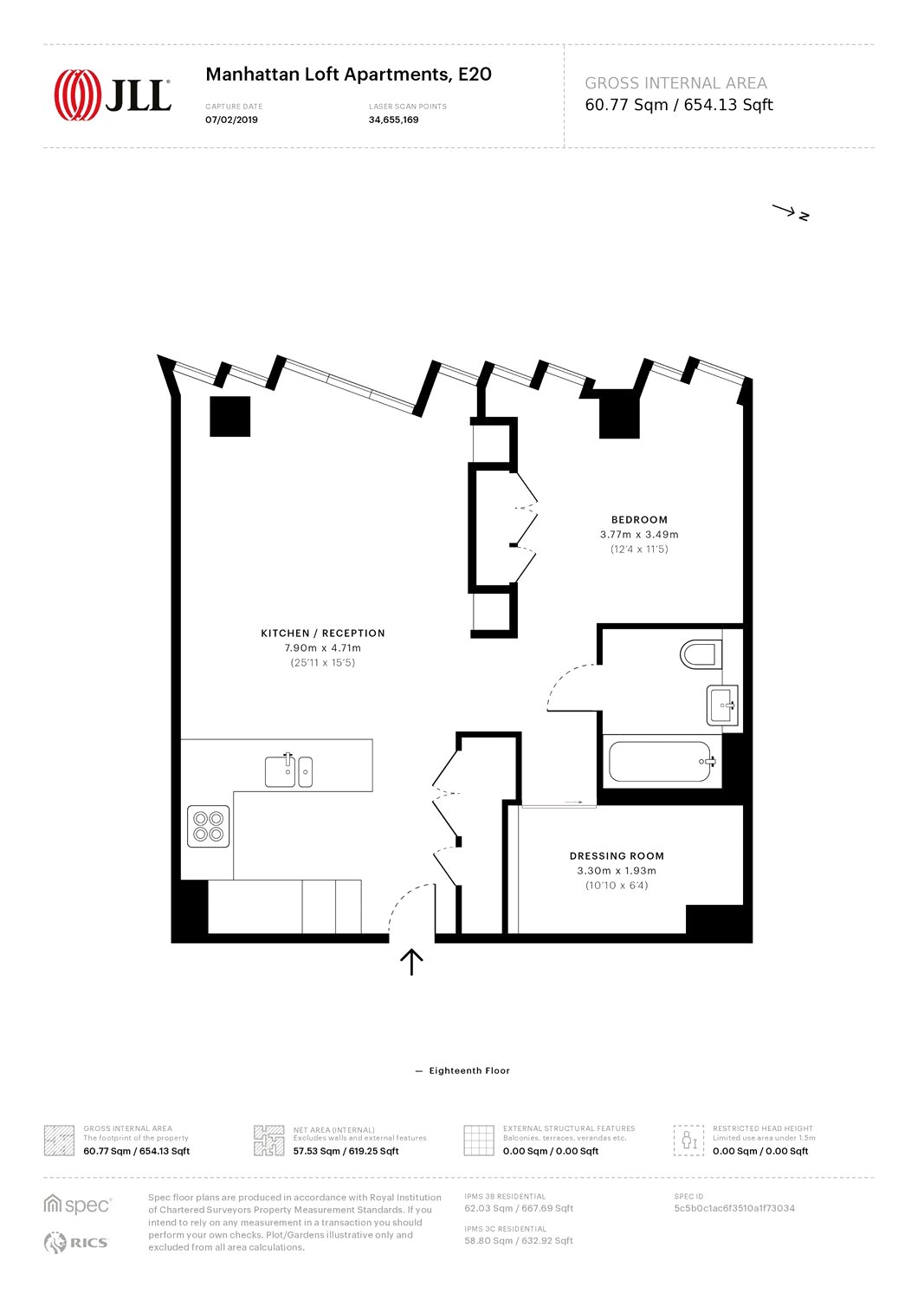 1 Bedrooms Flat to rent in Manhattan Loft Gardens, 22 International Way, London E20