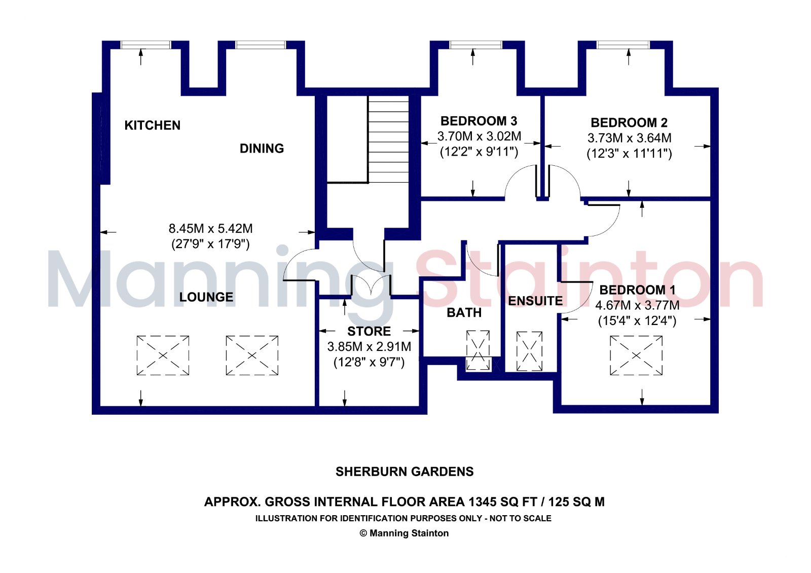 10 Sherburn Gardens,, Stanks Drive, West Yorkshire floorplan