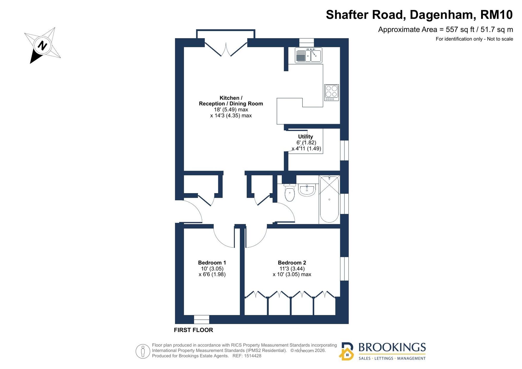 88 Shafter Road, Dagenham floorplan