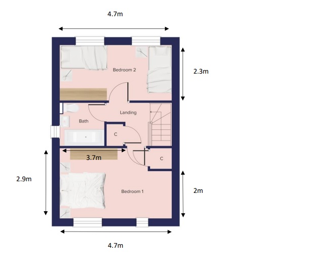 Saxmundham Road, Leiston, Suffolk IP16, 2 bedroom end terrace house for