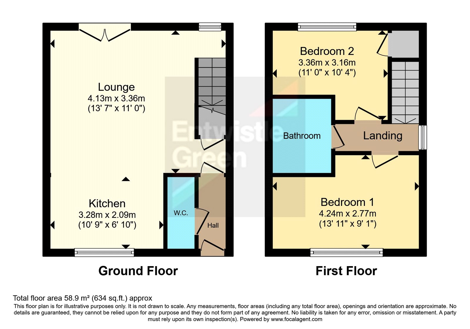 17, Page Lane, Cheshire floorplan
