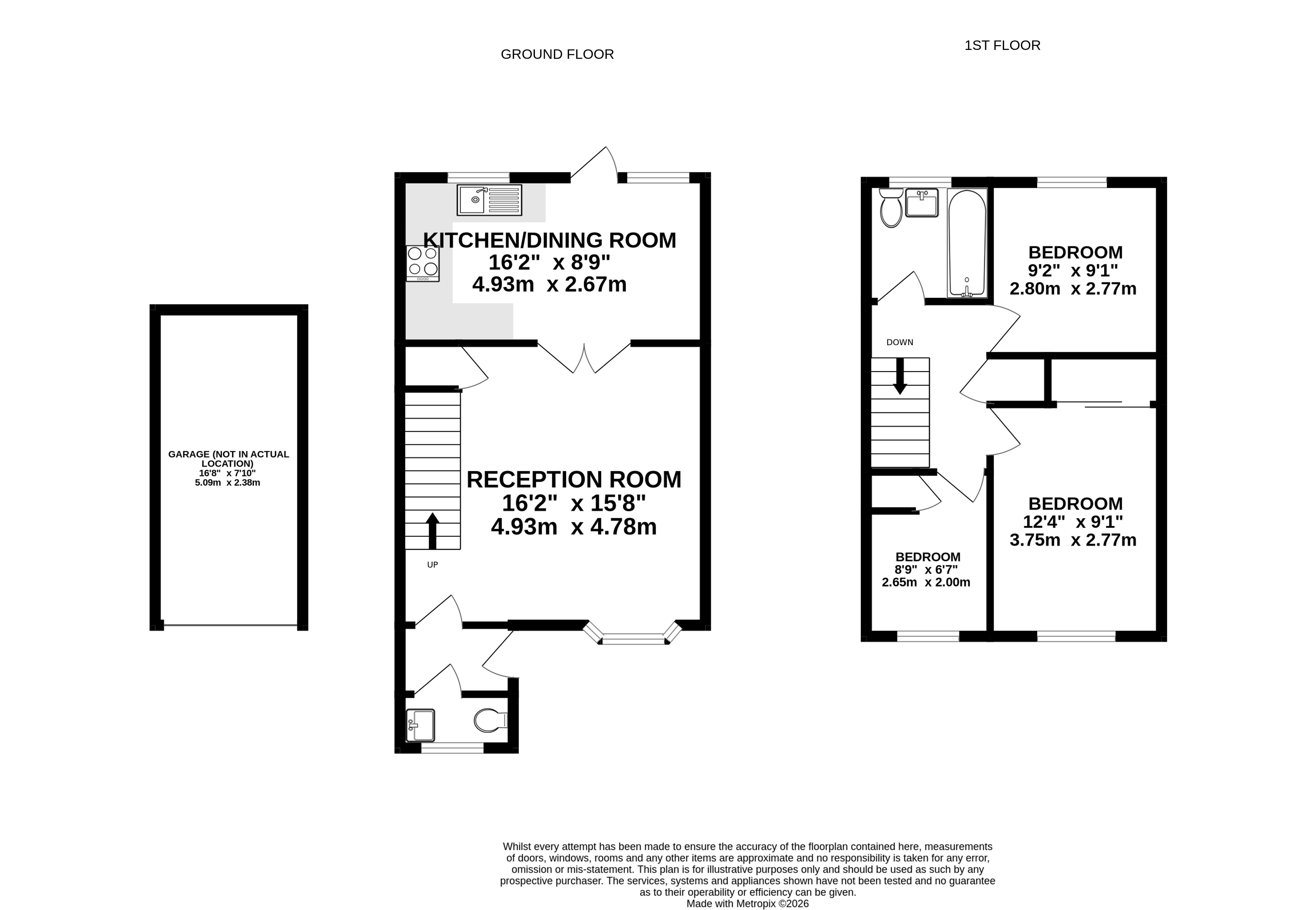 59, Buckingham Way, Camberley floorplan