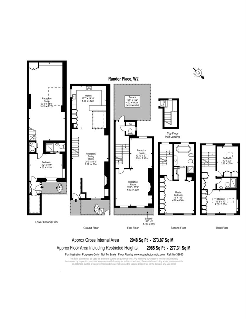 5 Bedrooms  to rent in Radnor Place, London W2